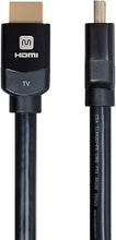 Load image into Gallery viewer, Monoprice High Speed HDMI Cable - 35 Feet - Black, Active, 4K @ 60Hz, HDR, 18Gbps, 28AWG, YUV 4:4:4, CL2 - DynamicView
