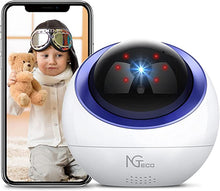 Load image into Gallery viewer, Baby Monitor, NGTeco WiFi Pet Camera Wireless for Home Security, 1080P Pan Tilt Cam Indoor IP Nanny Camera with Night Vision,2-Way Audio,Motion Detection,24/7 Live Video
