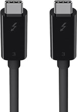 Load image into Gallery viewer, Belkin Thunderbolt 3 Cable, 100 Watts (6.5 Feet/ 2 Meters) - F2CD085bt2M-BLK
