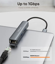 Load image into Gallery viewer, USB C Hub 4K 60Hz, CableCreation 5-in-1 USB-C Hub Multiport Adapter with 4K 60Hz HDMI, 1Gbps Ethernet, 3 USB 3.0 5Gbps Ports, for MacBook Pro Air, M1, iPad Pro, Surface, XPS, and More
