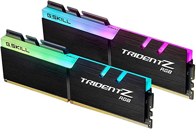 G.Skill Trident Z RGB Series 16GB (2 x 8GB) 288-Pin SDRAM (PC4 24000) DDR4 3000 CL16-18-18-38 1.35V Dual Channel Desktop Memory Model F4-3000C16D-16GTZR