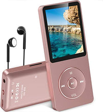 Load image into Gallery viewer, AGPtEK A02 8GB MP3 Player, Supports up to 32GB, Rose-Gold
