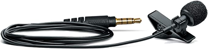 Shure MVL Omnidirectional Condenser Lavalier Microphone [1/8