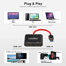 Load image into Gallery viewer, LalaMax HDMI Video Capture Card,Support HDMI in and Out 4K Video Streaming and Recording Gameplay from Consoles,Work with OBS, Xbox, PS4, Switch,DSLR,Camera
