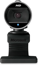 Load image into Gallery viewer, Microsoft LifeCam Cinema Webcam for Business - Black with built-in noise cancelling Microphone, Light Correction, USB Connectivity, for video calling on Microsoft Teams/Zoom, Windows 8/10/11

