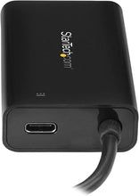 Load image into Gallery viewer, StarTech.com USB C to Gigabit Ethernet Adapter/Converter w/PD 2.0 - 1Gbps USB 3.1 Type C to RJ45/LAN Network w/Power Delivery Pass Through Charging - TB3 Compatible/ MacBook Pro Chromebook (US1GC30PD)
