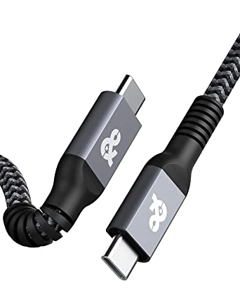 USB C to USB C 3.2 Cable (100W -5A -20Gbps - 6.6Ft), ANDNOVA USB C 3.2 Gen 2×2 Cable for HDR Video Output, PD Fast Charging Compatible with MacBook Air Pro Yoga 27 Dell LG 4K 2K Type C Display Monitor