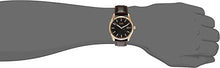 Load image into Gallery viewer, Citizen Eco-Drive Corso Quartz Mens Watch, Stainless Steel with Leather strap, Classic, Brown (Model: AU1043-00E)
