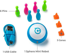 Load image into Gallery viewer, Sphero Mini (Blue) App-Enabled Programmable Robot Ball - STEM Educational Toy for Kids Ages 8 &amp; Up - Drive, Game &amp; Code with Sphero Play &amp; Edu App, 1.57"
