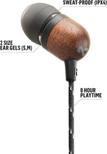 Load image into Gallery viewer, House of Marley Smile Jamaica Wireless: Wireless Neckband Earphones with Microphone, Bluetooth Connectivity, 8 Hours of Playtime, and Sustainable Materials (Black)
