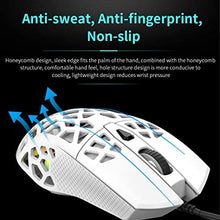 Load image into Gallery viewer, NACODEX AJ339 65G Watcher Gaming Mouse with Lightweight Honeycomb Shell - RGB Chroma LED Light - Programmable 7 Buttons - Pixart 3327 12400 DPI Optical Sensor (AJ339-White)
