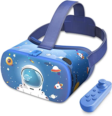 DESTEK VR Dream Headset for Phone, Gift Ideas for Kids, Explore The Unknown, 110° FOV Anti-Blue Light Eye Protected HD Virtual Reality Headset w/ Focal&Pupil Distance Adjustment