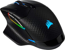 Load image into Gallery viewer, Corsair Dark Core RGB Pro SE, Wireless FPS/MOBA Gaming Mouse with Slipstream Technology, Black, Backlit RGB LED, 18000 DPI, Optical, Qi Wireless Charging Certified
