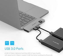 Load image into Gallery viewer, LENTION USB C Hub with 100W Charging + 40Gbps Type C Data, 4K HDMI, USB 3.0 &amp; Ethernet Adapter Compatible 2016-2021 MacBook Pro 13/15/16, New Mac Air, Stable Driver Certified (CB-CS65, Space Gray)
