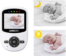 Load image into Gallery viewer, Video Baby Monitor with Digital Camera, ANMEATE Digital 2.4Ghz Wireless Video Monitor with Temperature Monitor, 960ft Transmission Range, 2-Way Talk, Night Vision, High Capacity Battery
