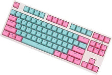 Load image into Gallery viewer, BAOD PBT Keycaps, Translucent Layer Mechanical Keyboard Keycap, 104 Key Set with Key Puller Compatible with Mechanical Keyboard Cherry MX Switch Suitable for 104/87/61 60% Keyboard (Coral Sea)
