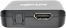 Load image into Gallery viewer, Tripp Lite HDMI Audio De-Embedder / Extractor with Built-In HDMI Cable UHD 4K x 2K (P130-06N-AUDIO),BLACK
