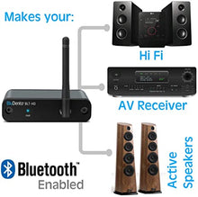 Load image into Gallery viewer, BluDento True Hi-Fi aptX HD Bluetooth 5.0 Music Receiver Long Range, Built-in Burr Brown DAC, for Streaming Audio to Any A/V Receiver, Powered Speaker, Amplifier
