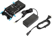 Load image into Gallery viewer, Fotga DP500 15mm Rail V-Mount Power Supply BP Battery Plate &amp; Charger for Sony A7/A7R/A7S A9 II III IV Panasonic Canon EOS 5D 6D 7D II III Nikon DSLR Z6 Z7 II Camera Monitor Blackmagic BMPCC 4K 6K Pro

