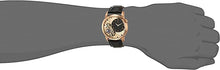 Load image into Gallery viewer, Christian Van Sant Men's Sprocket Auto-Quartz Stainless Steel Leather Strap, Black, 24 Casual Watch (Model: CV1546)
