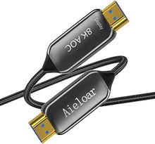 Load image into Gallery viewer, Aieloar Optic Fiber HDMI 2.1 Cable,8K@60Hz 4K@120Hz Dynamic HDR 10, eARC, HDCP2.2, 4:4:4 7680x4320 Resolution, 48Gbps Optical Fiber HDMI 2.1 Cable for PS5/8K TV/LG TV?15M/50FT?
