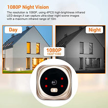 Load image into Gallery viewer, New 2022 Doorbell Camera1080p, Intelligent Visual Cat&#39;s Eye, Electronic Doorbell Security Video Doorbell, Night Vision,32GB SD Card Installed, Cloud Storage Available.J&amp;H JOHNNY HOUSE Doorbell.
