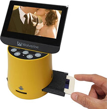 Load image into Gallery viewer, Wolverine Titan 8-in-1 High Resolution Film to Digital Converter with 4.3&quot; Screen and HDMI Output (Yellow)
