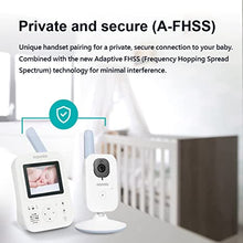 Load image into Gallery viewer, nannio Hero2 Video Baby Monitor with Camera and Audio, Two-Way Talk, Auto Night Vision, Voice Activation (VOX), 5 Lullabies, 985ft Range, Long Battery Life, Non-WiFi, Baby Gifts, 2 Years Warranty
