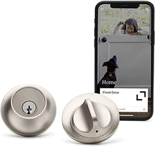 Load image into Gallery viewer, Level Lock Smart Lock, Keyless Entry, Smartphone Access, Bluetooth Enabled, Works with Apple HomeKit - Satin Nickel
