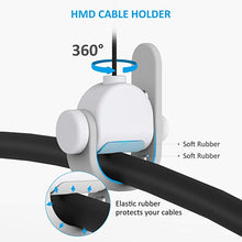 Load image into Gallery viewer, [Pro Version] KIWI design VR Cable Management for Oculus/Meta Quest 2 Link Cable, 6 Packs VR Pulley System for Oculus Quest/Rift S/Valve Index/HTC Vive/Vive Pro/HP Reverb G2/PSVR VR Accessories(White)
