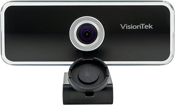 VisionTek VTWC20 Full HD (1080P 30FPS) Webcam, for Windows, Mac, Linux, & Chromebook, Computer Video Camera W/Digital Microphone, Fixed Focus Lens W/Auto Focus, Privacy Cover, 77 Degree Viewing Angle