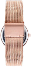 Load image into Gallery viewer, WRISTOLOGY Stella Womens Watch Rose Gold Boyfriend Ladies Metal Mesh Strap Band
