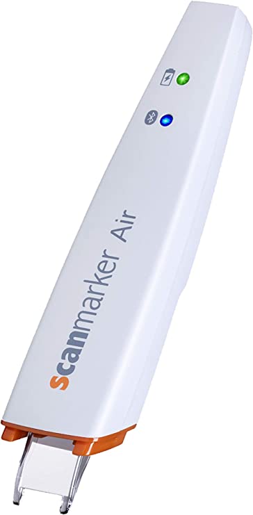 Scanmarker Air Pen Scanner | OCR Digital Highlighter and Reading Pen | Wireless | Text to Speech | Multilingual | Language Translation | Compatible with Mac, Windows, iOS, Android | White