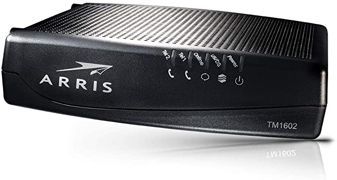Arris Touchstone TM1602A DOCSIS 3.0 Upgradeable 16x4 Telephony Modem for TWC & OPTIMUM