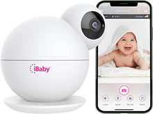 Load image into Gallery viewer, iBaby M8L 1080P Smart Baby Camera Monitor, WiFi Baby Monitor with Upgraded Night Vision 2 Way Talk Motion / Crying Alert Lullabies 360º Pan 110º Tilt White
