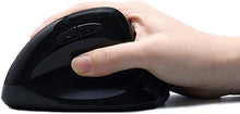 Load image into Gallery viewer, Adesso Imouse E30-2.4GHz Wireless Ergonomic Vertical Right-Handed Mouse, Black
