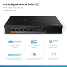 Load image into Gallery viewer, Amcrest 8-Port Switch with 4-Ports POE+ 802.3af/at 60W, Metal Housing, (AGPS8E4P-AT-60)
