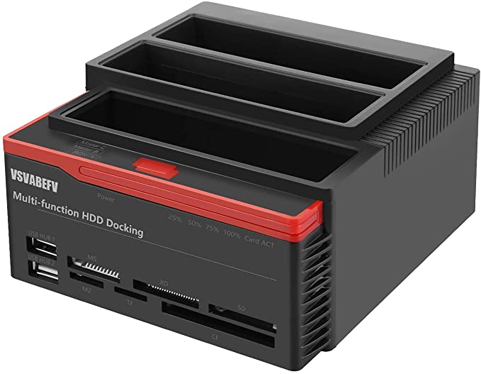 VSVABEFV HDD Docking Station SATA Hard Drive Docking Station Hard Drive Enclosure 2.5