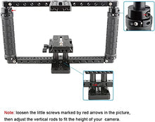 Load image into Gallery viewer, CAMVATE Battery Grip Camera Cage Adjustable with Quick Release Baseplate
