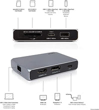 Load image into Gallery viewer, CalDigit USB-C Gen2 10Gb/s SOHO Dock - Up to 4K 60Hz, HDMI 2.0b, HDR, DisplayPort 1.4, 10Gb/s USB A &amp; USB C, UHS-II microSD and SD Card Readers, Bus Power and Passthrough Charging Support
