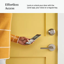 Load image into Gallery viewer, Level Lock Smart Lock, Keyless Entry, Smartphone Access, Bluetooth Enabled, Works with Apple HomeKit - Satin Nickel
