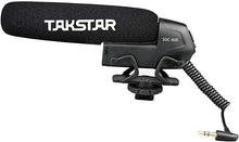 Load image into Gallery viewer, Takstar SGC-600 Camera Microphone, Universal Shotgun Microphone for iPhone, Android Phone, Canon/Nikon/Sony Camera&amp;Camcorder, Video Mic with Shock Mount, Windscreen and 3.5mm Jack
