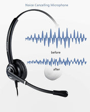 Load image into Gallery viewer, VoicePro 40 Premium USB Office Headset with Noise Canceling Microphone, in-Line Call Controls and Detachable 3.5mm for Smartphones. Compatible with Skype, Dragon, Teams, Zoom, Cisco Jabber, Avaya X
