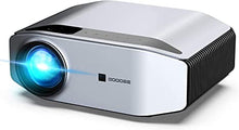 Load image into Gallery viewer, Movie Projector, GooDee Portable Outdoor Native 1080P Home Theater Video Projector, Full HD LCD 300 Inch, contrast 10000:1 with 100,000 hrs Lamp Life, Compatible with PC, PS4, TV Stick, HDMI, YG620
