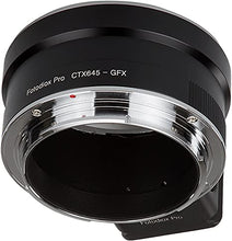 Load image into Gallery viewer, Fotodiox Pro Lens Mount Adapter Contax 645 (C645) Mount Lens to G-Mount GFX Mirrorless Camera
