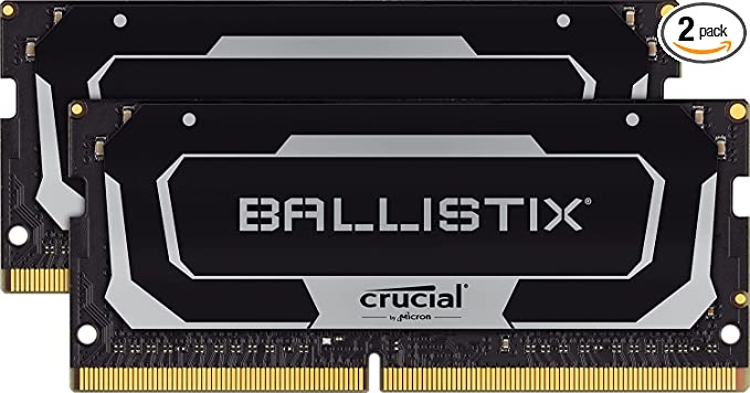 Crucial Ballistix 3200 MHz DDR4 DRAM Laptop Gaming Memory Kit 64GB (32GBx2) CL16 BL2K32G32C16S4B