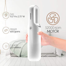 Load image into Gallery viewer, Starument Portable Hand Vacuum Cleaner Handheld Cordless Cleaner for Dust Pet Hair Dirt, Home, Car Interior, Lightweight, Easy to Use, Compact Design Battery Rechargeable with USB-C Cable White
