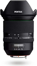 Load image into Gallery viewer, HD PENTAX-D FA 24-70mmF2.8ED SDM WR High-performance standard zoom lens 24mm ultra-wide angle Weather-resistant construction Exceptional imaging power ED Glass Aspherical lens Latest lens coating
