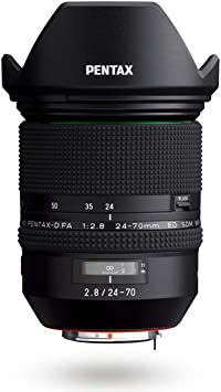 HD PENTAX-D FA 24-70mmF2.8ED SDM WR High-performance standard zoom lens 24mm ultra-wide angle Weather-resistant construction Exceptional imaging power ED Glass Aspherical lens Latest lens coating
