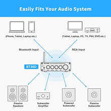 Load image into Gallery viewer, Fosi Audio BT30D Bluetooth 5.0 Stereo Audio Receiver Amplifier 2.1 Channel Mini Hi-Fi Class D Integrated Amp 50 Watt x2+100 Watt for Home Outdoor Passive Speakers/Subwoofer Powered Subwoofer
